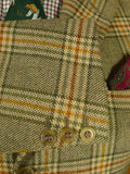 26/0962 immaculate vintage john g hardy bold check tweed sports jacket 41-42 long
