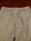 26/0955 vintage 1990 henry poole savile row bespoke beige worsted travel suit 42-43 regular