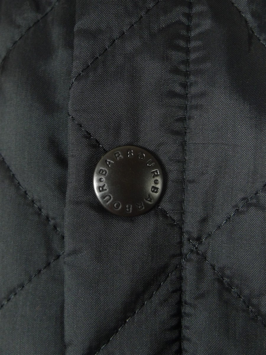 26/0964 nearly new barbour heritage black liddesdale quilted country jacket coat xxl