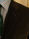 26/0965 immaculate hackett london brown corduroy sports jacket blazer 44 long