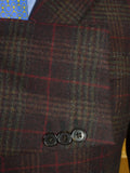 26/0966 immaculate gieves & hawkes savile row wool & 10% cashmere glen check unstructured sports jacket blazer 38 regular