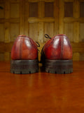 26/0986 wonderful extra-heavyweight vintage trickers mahogany brown commando sole country brogues shoe uk 11