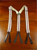 26/0996 genuine vintage grey & red braces for goodwood revival