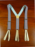 26/0994 genuine vintage blue / red & grey braces for goodwood revival