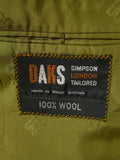 26/0974 vintage daks signature green wp check norfolk style tweed jacket 42 short