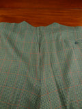 26/0976 vintage bespoke tailor green gun check 3-piece tweed suit 47 regular