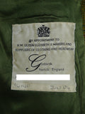 26/0978 vintage british bespoke tailor green glen check tweed jacket & matching waistcoat 46 regular