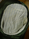 26/0978 vintage british bespoke tailor green glen check tweed jacket & matching waistcoat 46 regular
