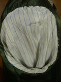26/0978 vintage british bespoke tailor green glen check tweed jacket & matching waistcoat 46 regular