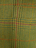 26/0978 vintage british bespoke tailor green glen check tweed jacket & matching waistcoat 46 regular