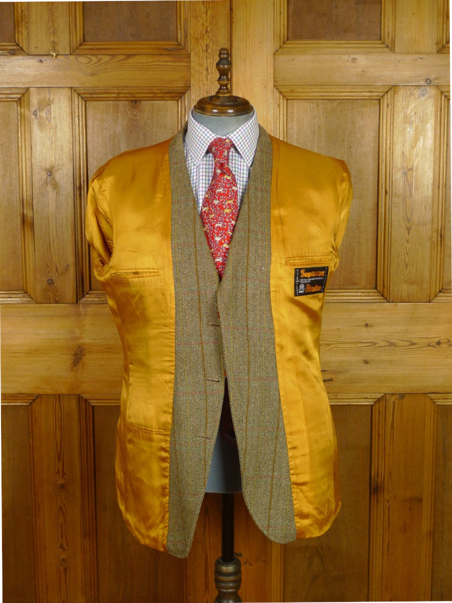 26/0972 vintage bladen gamekeeper norfolk style tweed jacket 43 short to regular