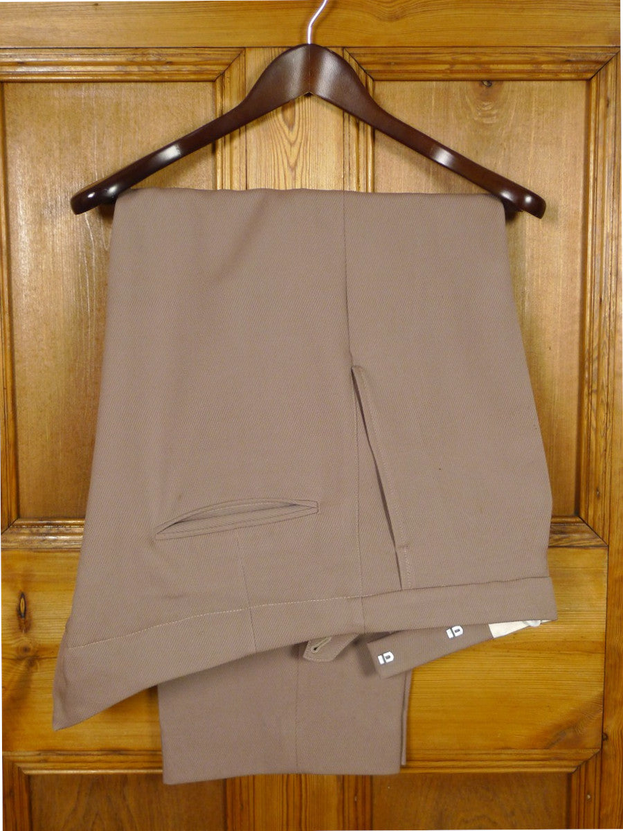 26/1000 vintage goddard of norfolk 2017 bespoke fawn cavalry twill country trouser 46-51