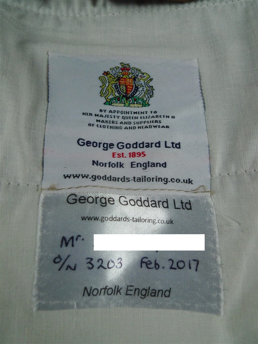 26/1000 vintage goddard of norfolk 2017 bespoke fawn cavalry twill country trouser 46-51