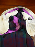 26/0975 vintage bespoke tailored tartan evening dress trouser 42-46