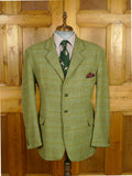 26/1010 p&j haggart of aberfeldy green wp check tweed jacket 48 regular