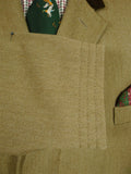 26/1012 vintage john g hardy stone venetian wool covert coat overcoat w/ velvet collar 44