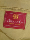 26/1011 vintage brown wp check heavyweight twill riding style jacket 44 long