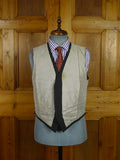 26/1014 vintage 1988 dege & sons savile row bespoke heavyweight grey pin-stripe 3-piece suit 41 regular