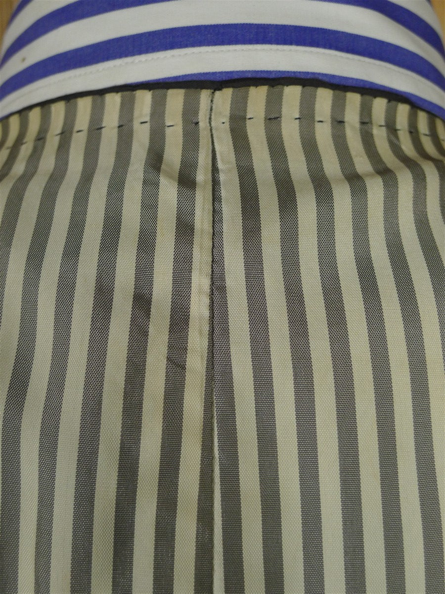 26/1014 vintage 1988 dege & sons savile row bespoke heavyweight grey pin-stripe 3-piece suit 41 regular
