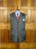 26/1006 immaculate 2000 dege savile row bespoke grey worsted wool 3-piece suit plus spare trouser 40 regular