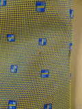 26/1003 new & lingwood gold / blue woven silk tie