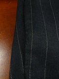 26/1008 vintage 1983 dege & sons savile row bespoke charcoal grey pin-stripe worsted waistcoat & matching trouser 42-43 regular