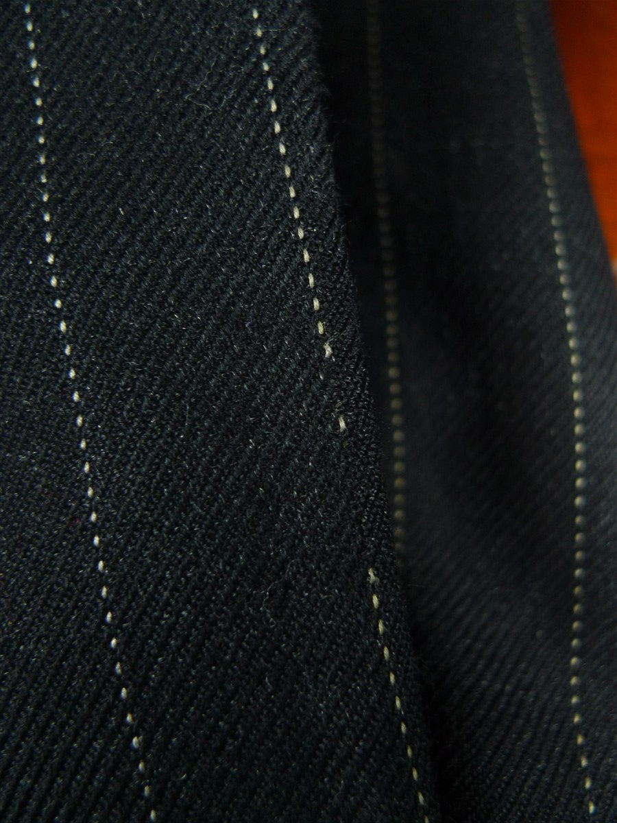 26/1008 vintage 1983 dege & sons savile row bespoke charcoal grey pin-stripe worsted waistcoat & matching trouser 42-43 regular