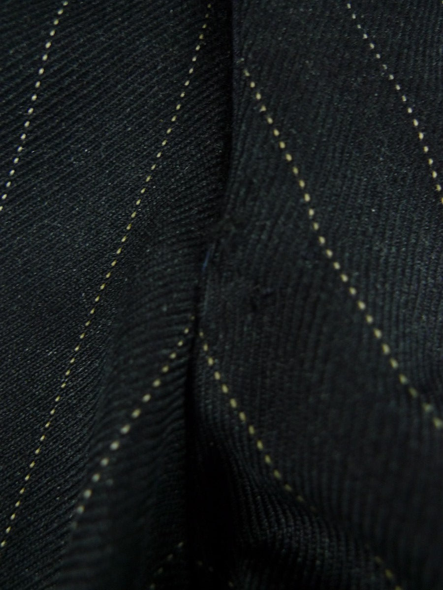 26/1008 vintage 1983 dege & sons savile row bespoke charcoal grey pin-stripe worsted waistcoat & matching trouser 42-43 regular