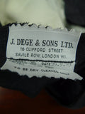 26/1008 vintage 1983 dege & sons savile row bespoke charcoal grey pin-stripe worsted waistcoat & matching trouser 42-43 regular