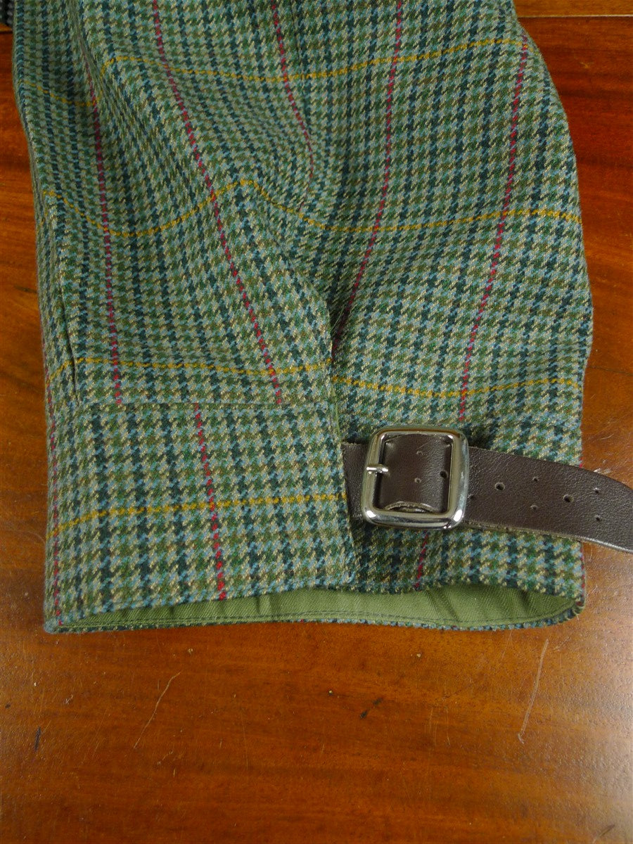 26/1015 goddards of norfolk bespoke green gun check tweed plus 4s 41-45