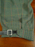 26/1016 vintage john g hardy bespoke green gun check tweed plus 2s 42-46