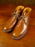 26/1059 vintage foster & son jermyn street cognac brown leather chukka boot uk 8