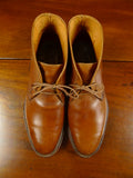 26/1059 vintage foster & son jermyn street cognac brown leather chukka boot uk 8