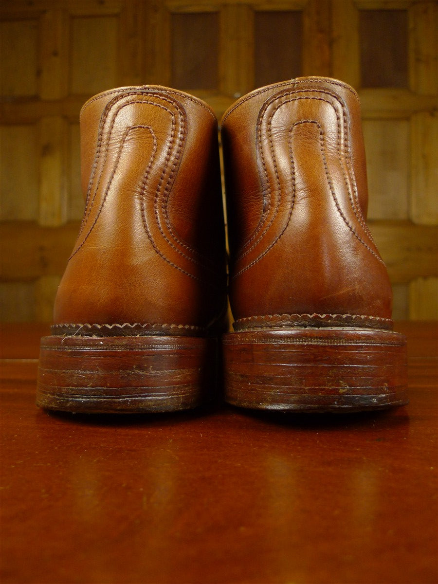 26/1059 vintage foster & son jermyn street cognac brown leather chukka boot uk 8