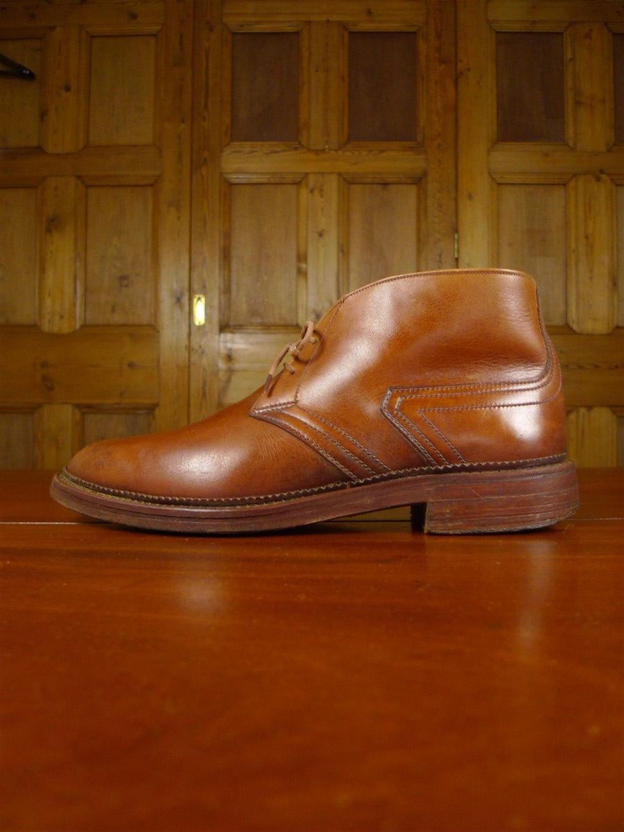 26/1059 vintage foster & son jermyn street cognac brown leather chukka boot uk 8