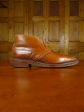 26/1059 vintage foster & son jermyn street cognac brown leather chukka boot uk 8