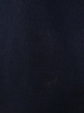 26/1044 vintage british bespoke heavyweight navy blue worsted d/b suit w/ yacht club buttons 46 short to regular