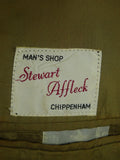 26/1037 vintage heavyweight green keepers tweed hacking jacket 42 short