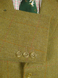 26/1038 immaculate vintage welsh & jefferies john g hardy cloth wp check tweed jacket 42 short to regular
