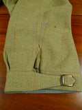 26/1046 heavyweight green wp check tweed shooting breeks 40-44