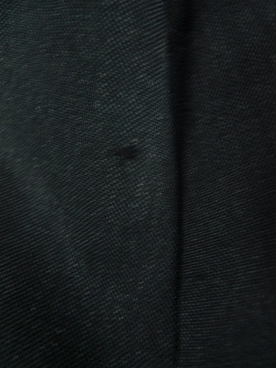26/1057 dege & skinner 2004 savile row bespoke charcoal grey 3-button worsted suit 44 regular (portly cut)