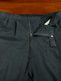26/1058 dege & skinner 2003 savile row bespoke charcoal grey worsted suit 44 regular (portly cut)