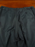 26/1058 dege & skinner 2003 savile row bespoke charcoal grey worsted suit 44 regular (portly cut)