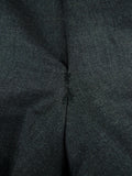 26/1058 dege & skinner 2003 savile row bespoke charcoal grey worsted suit 44 regular (portly cut)