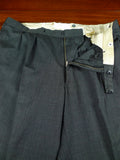26/1087 dege & skinner 2008 savile row bespoke grey nailhead weave worsted suit 48 regular to long (portly cut)