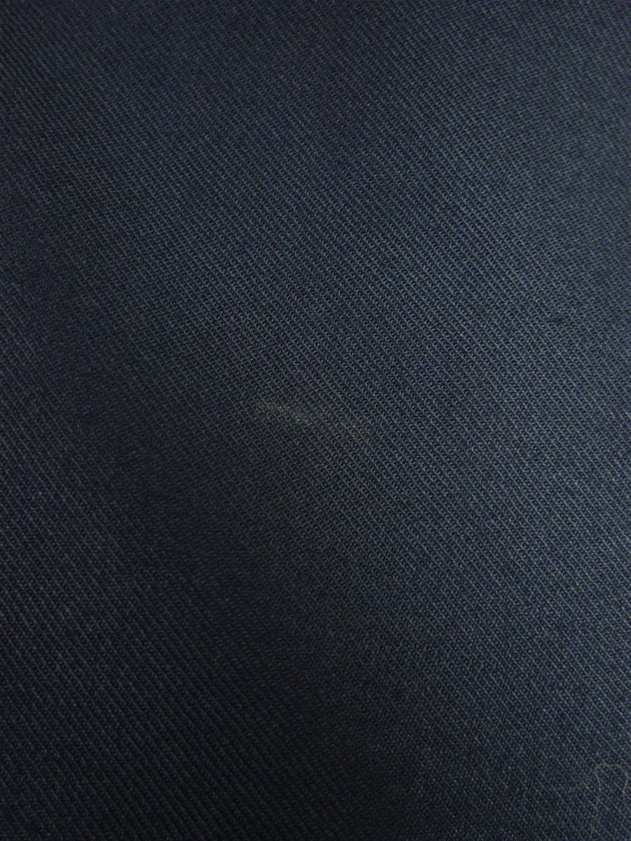 26/1080 dege & skinner 2019 savile row bespoke navy blue worsted twill suit 43 regular (portly cut)