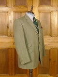26/1081 vintage harry hall green keepers tweed riding / hacking jacket 44-45 regular to long