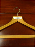 26/1098 immaculate vintage henry poole savile row bespoke wooden suit hanger