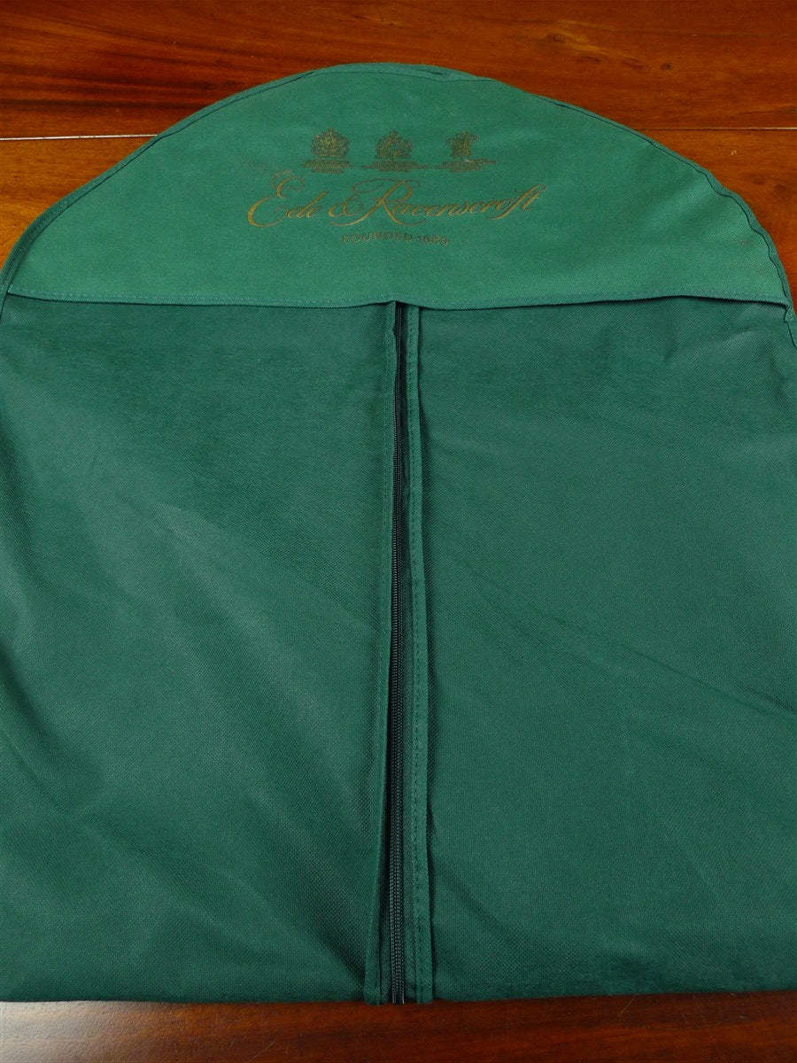 26/1096 immaculate ede & ravenscroft woven green suit bag carrier