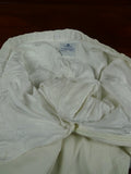 26/1099 kent haste lachter 2018 savile row bespoke cream white cotton chino trouser 38
